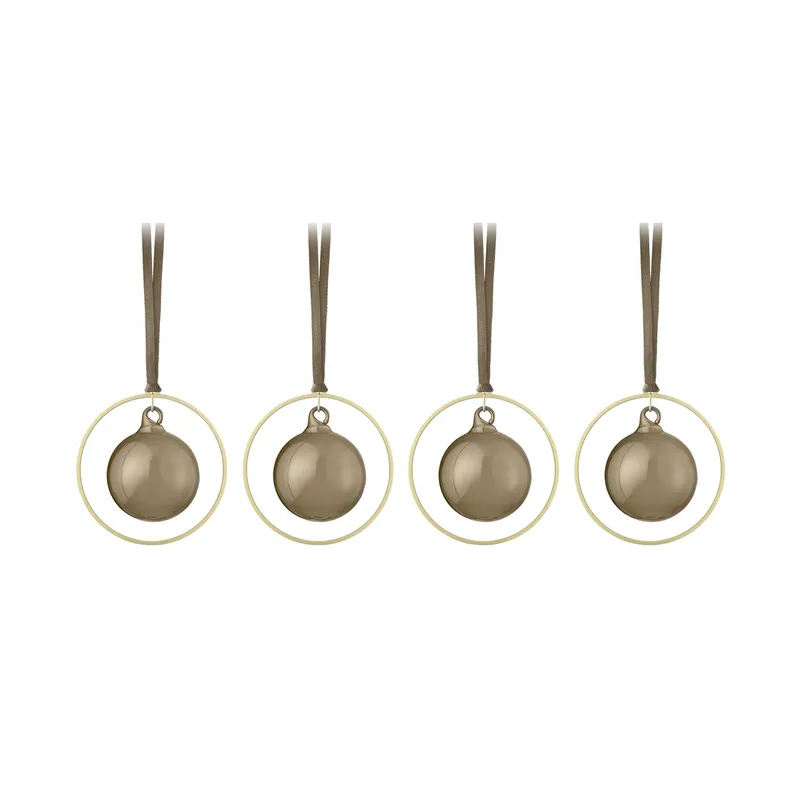 KITAI Weihnachtskugel 8,5 cm 4er Pack Coffee de Blomus – photo du produit