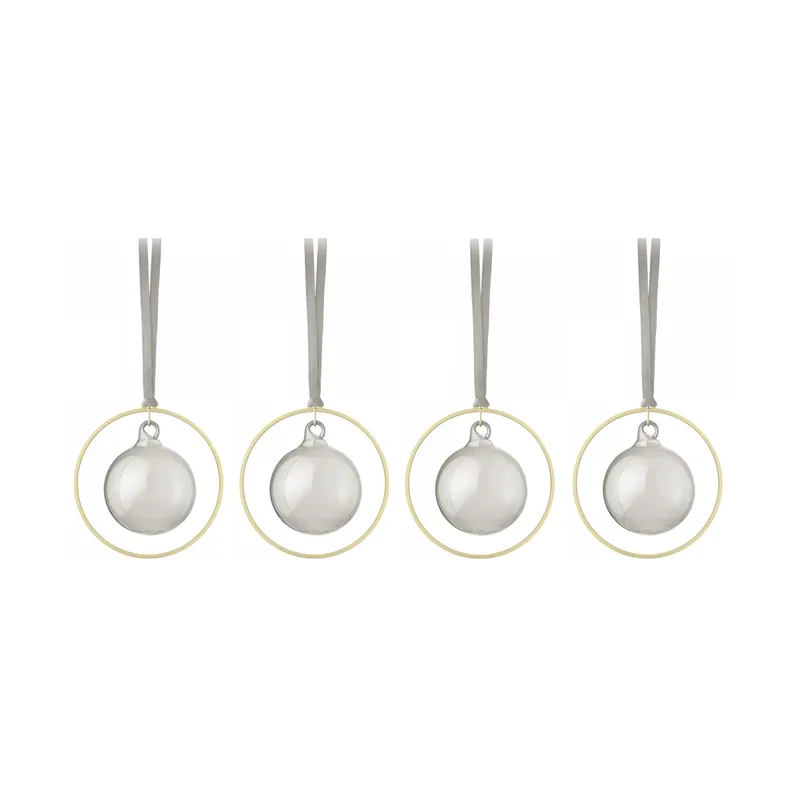 KITAI Weihnachtskugel 8,5 cm 4er Pack Smoke från Blomus – produktbild