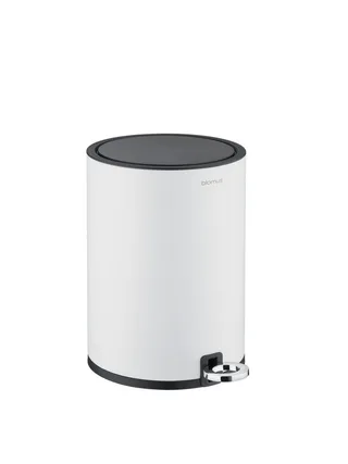 Kosmetikeimer -SINO- Mülleimer 3 Liter, Absenkautomatik (Soft Close), Innenbehälter fra Blomus i Hvid – produktbillede 1 af 5