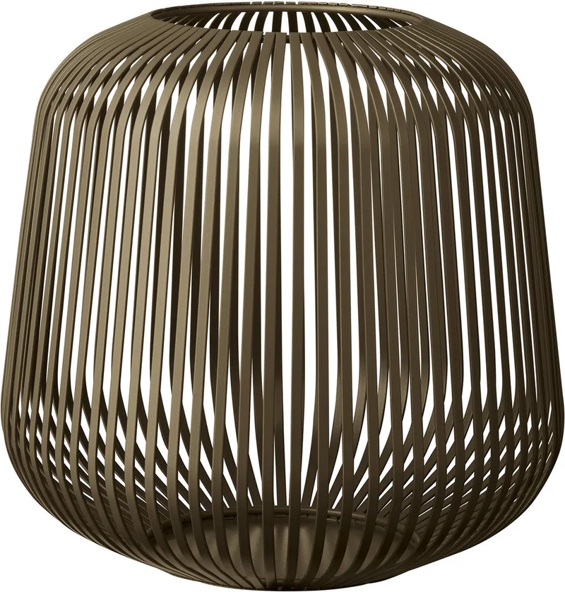 Lito - Lantaarn M 27cm van Blomus in Burned Metal – productfoto