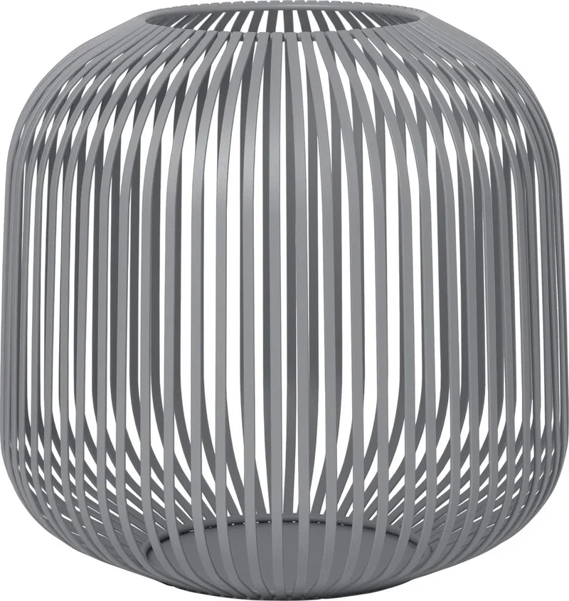 Lito Lantaarn Steel Grey Medium van Blomus in [gid://shopify/Metaobject/217771114835] – productfoto