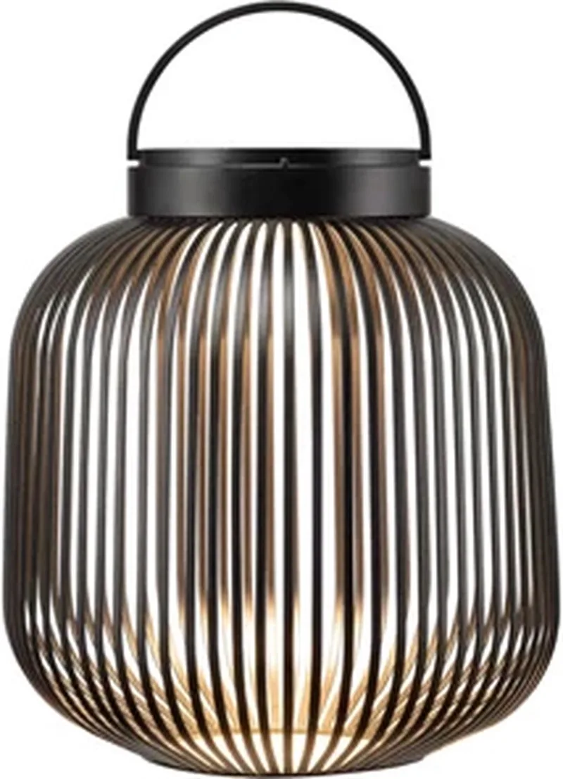 Lito Led mobiele lamp D27.5cm H30.5cm by Blomus in Zwart – product photo