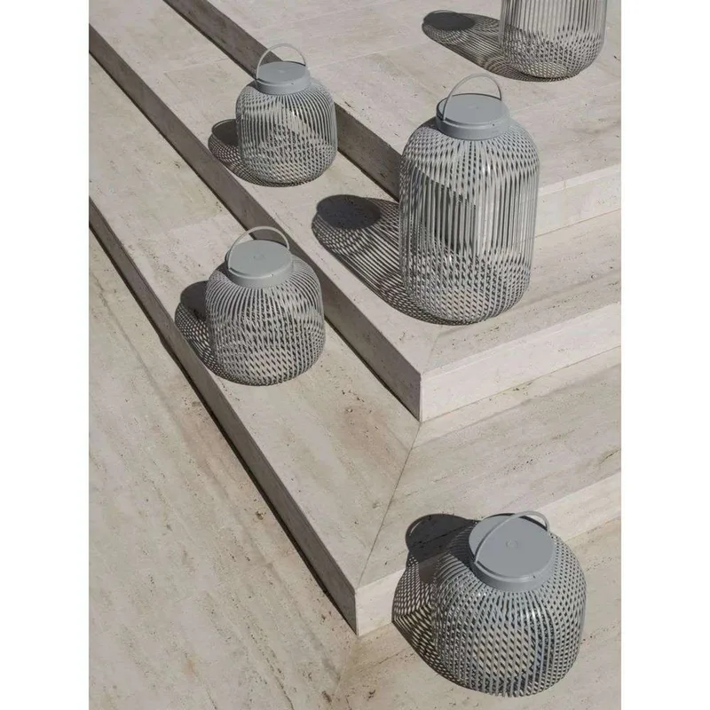 Lito Portable LED Buiten Lamp L Granite Gray - Blomus - Terras - Aluminium by Blomus – product photo