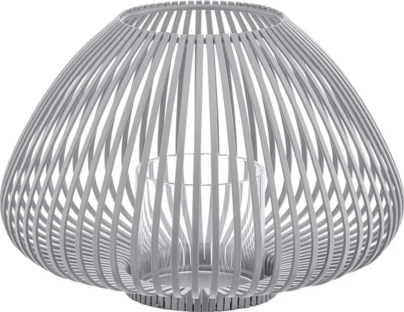 LYVA Lantaarn - H 17 cm, Ø 25 cm (S) de Blomus en Steel Gray – photo du produit