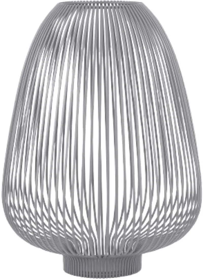 LYVA Lantaarn - H 45 cm, Ø 33 cm (L) van Blomus in Steel Gray – productfoto