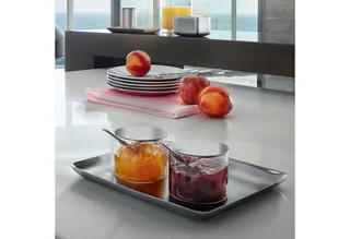 Marmeladenglas -BASIC- Edelstahl Marmeladenglas: Zeitloses Design mit Löffelöffnung, Edelstahl, Edelstahl, Spülmaschinengeeignet, Zeitlos, Löffelöffnung, Rostfrei von Blomus in Silber – Produktfoto 5 von 5