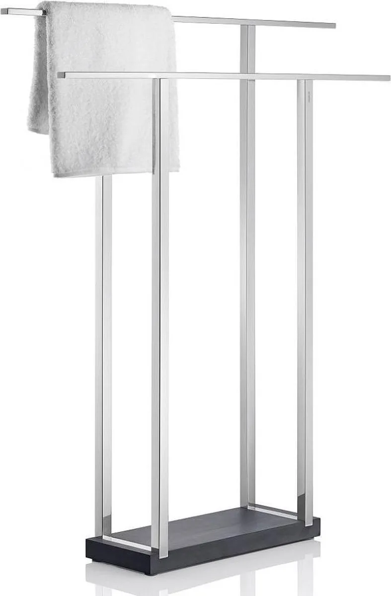 Menoto - Handdoekhouder - RVS glans - H.90cm från Blomus i Chroom – produktbild