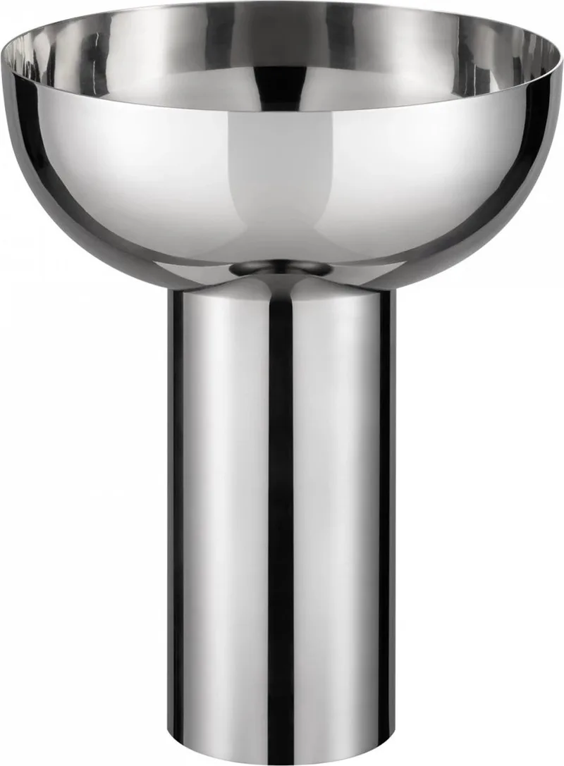 Miyabi Vaas Polished Hoog | Staal de Blomus en Grijs – photo du produit