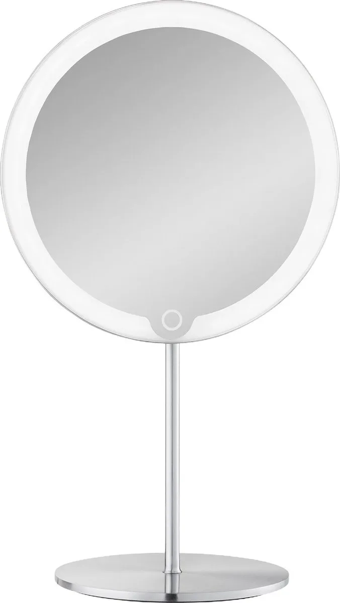 MODO LED Make-up Spiegel - Mat RVS by Blomus in Grijs – product photo