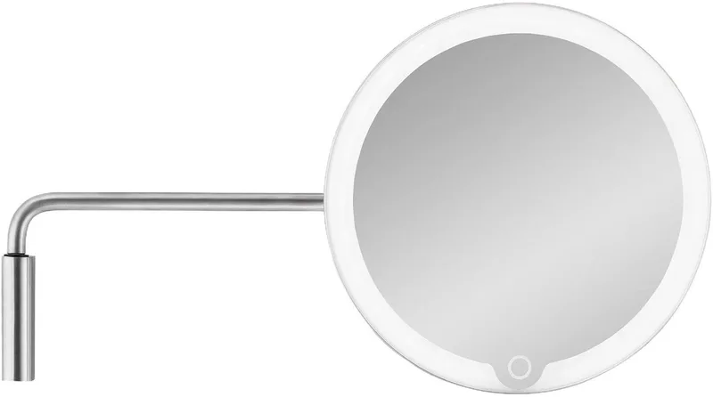 Modo Led Make Up Spiegel Wand Polished | Staal by Blomus in Grijs – product photo