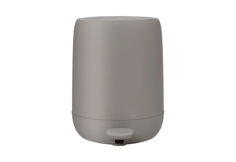 Mülleimer -SONO- Designer Treteimer: Eleganz mit praktischen Funktionen, Soft-Close, Matte Oberfläche, 3 oder 5 Liter, Hygienisch, Designstark van Blomus in Grau – productfoto
