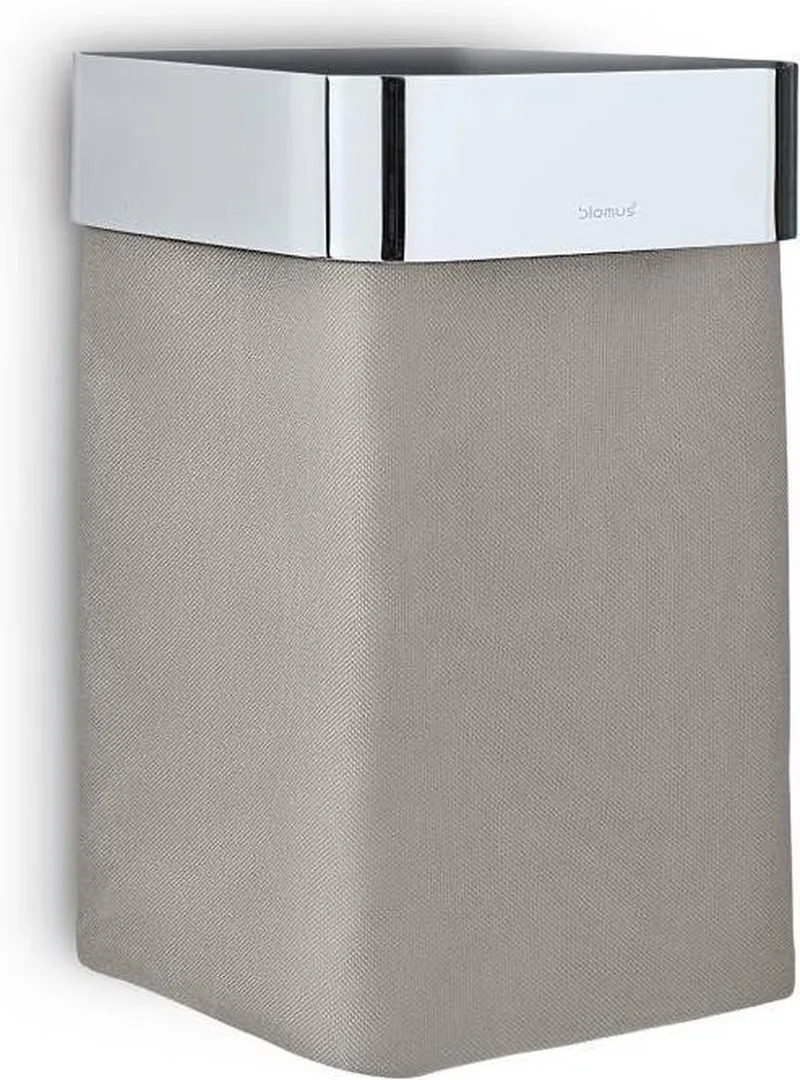 NEXIO Wasmand (glans) - 15x16 Cm - Grijs by Blomus in Taupe – product photo