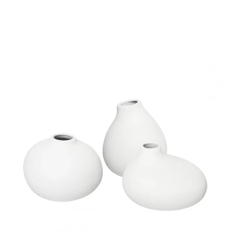 Nona - Vaasje Set/3 von Blomus in Wit – Produktfoto