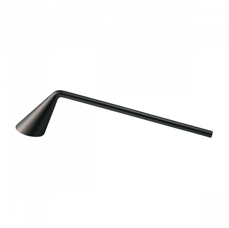 Nox kaarsendover L23cm burned metal von Blomus in Zwart – Produktfoto