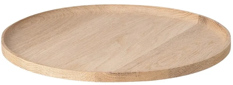 Oku Ronde Tray / Dienblad Oak | Hout von Blomus in Bruin – Produktfoto