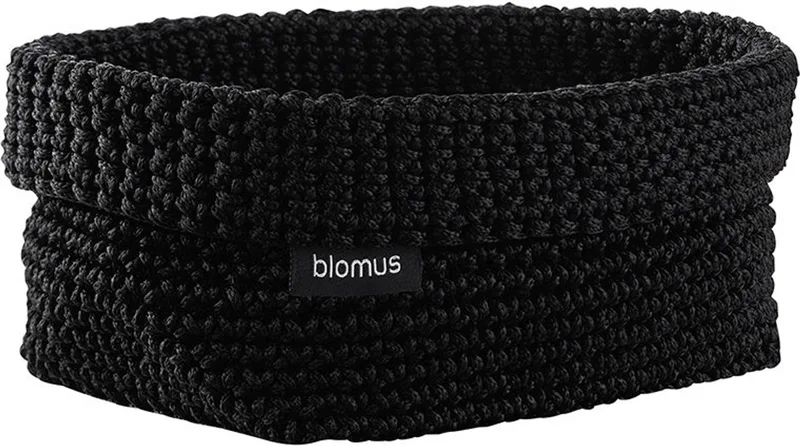 Opbergmand Tela Black | Polyester by Blomus in Zwart – product photo