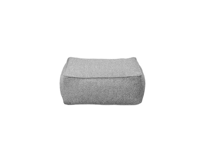 Outdoor Hocker -Grow- Sitzhocker Garten wetterfest Farbe Stone Bouclé Outdoor Pouf Lounge Modul Terrasse Balkon Garten ohne Bodenplatte från Blomus – produktbild