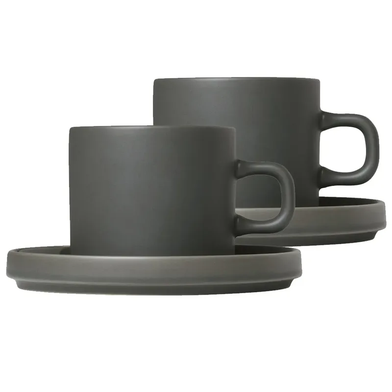 Pilar Kaffeetasse 2er Pack Agave green by Blomus – product photo