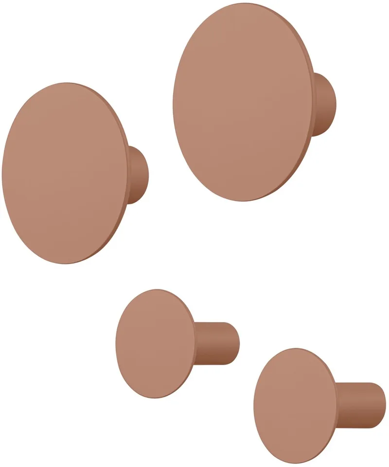 Ponto Wandhaken Mocha Mousse | Polystone by Blomus in Bruin – product photo