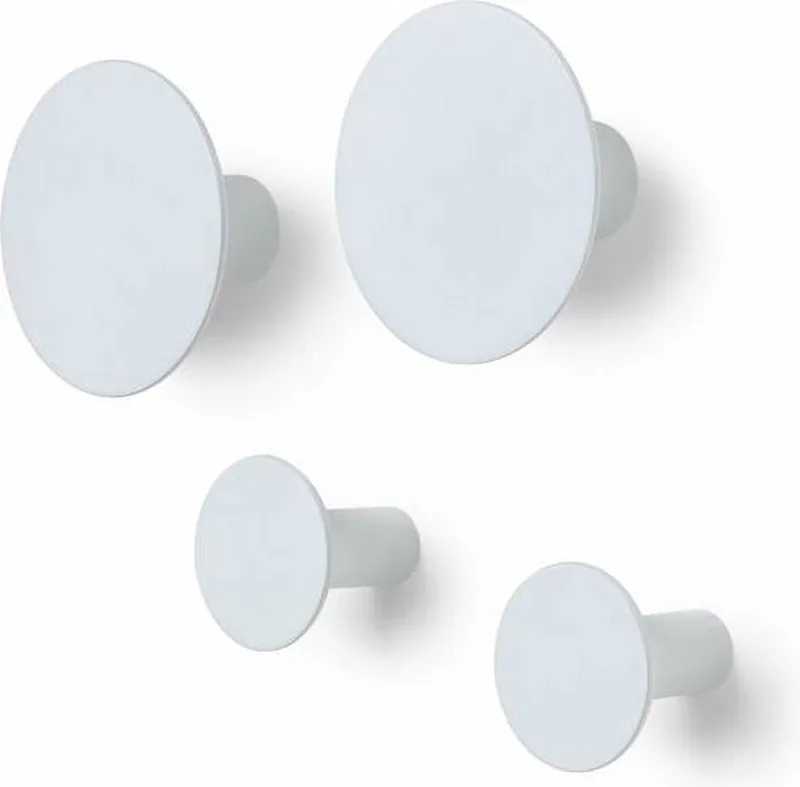 PONTO wandhaken (set/4) by Blomus in Lichtgrijs – product photo