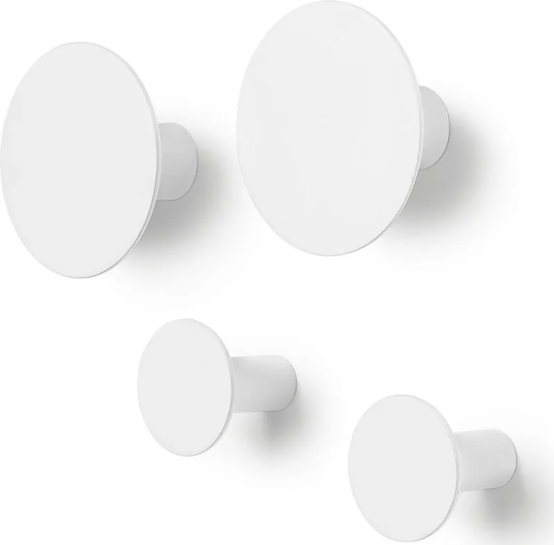 PONTO Wandhaken - Set van 4 by Blomus in Lily White – product photo
