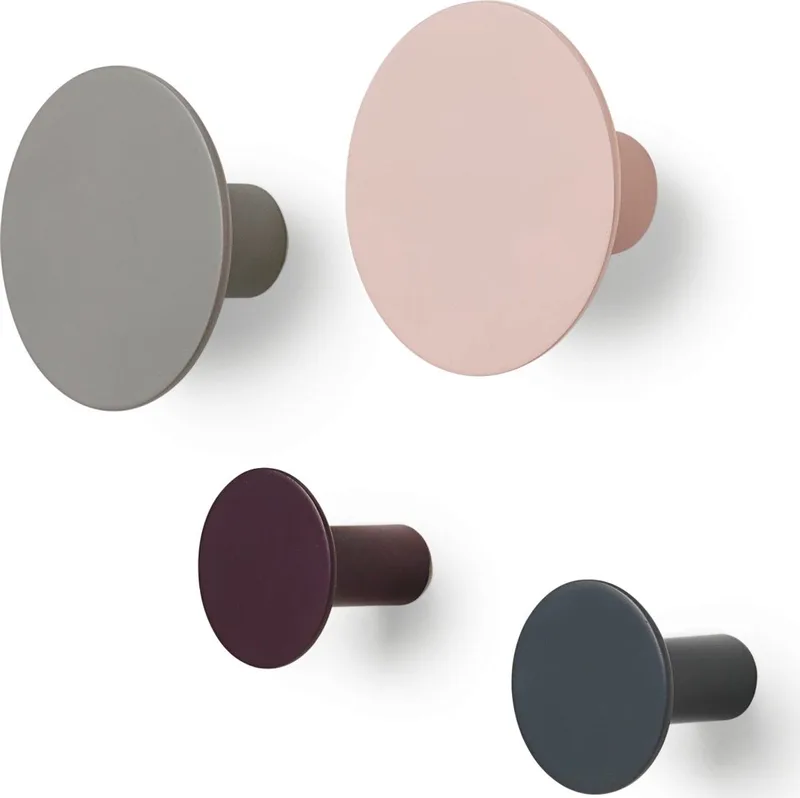PONTO Wandhaken - Set van 4 - Multicolor by Blomus in Magnet – product photo