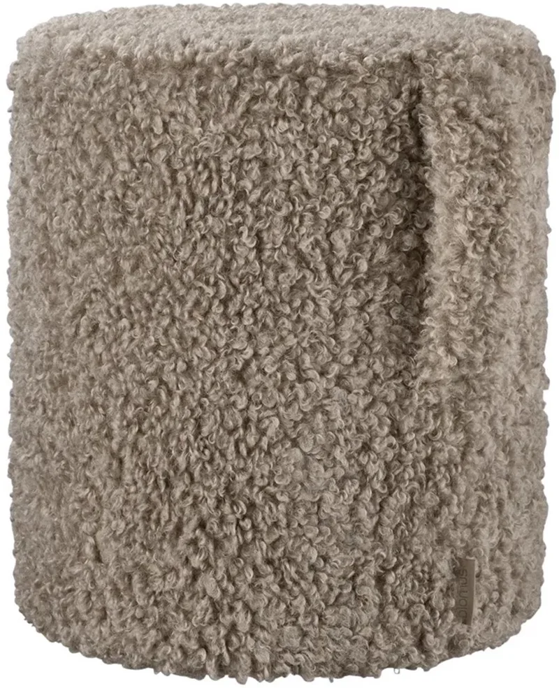 Pouf - Teddy - 1 Stuk - Fungi von Blomus in Bruin – Produktfoto
