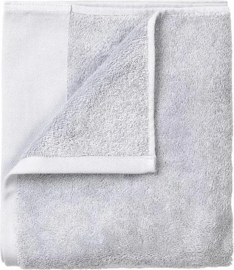 Riva Badtextiel Micro Chip | 30 x 30 set/4 cm | Katoen von Blomus in Lichtgrijs – Produktfoto