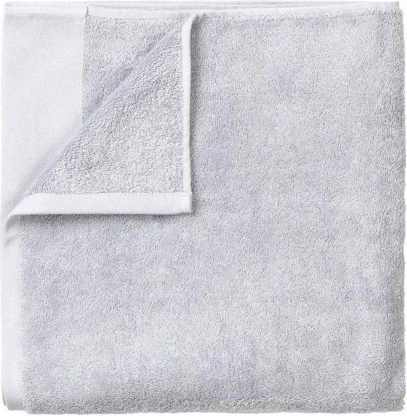 Riva Badtextiel Micro Chip | 50 x 100 cm | Katoen von Blomus in Lichtgrijs – Produktfoto