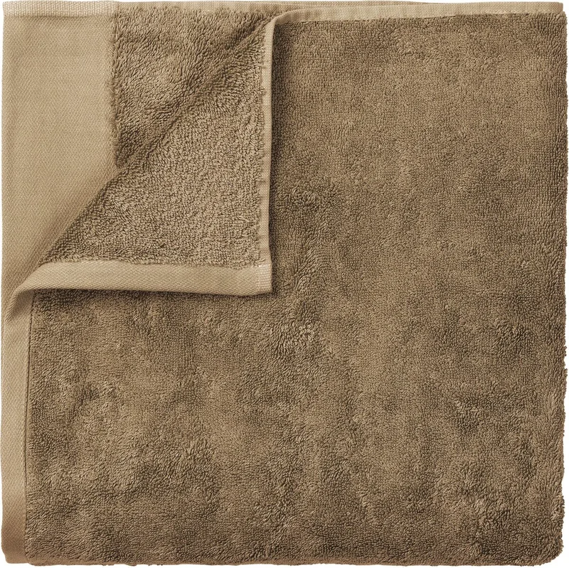 Riva Badtextiel Tan | 50 x 100 cm | Katoen von Blomus in Bruin – Produktfoto