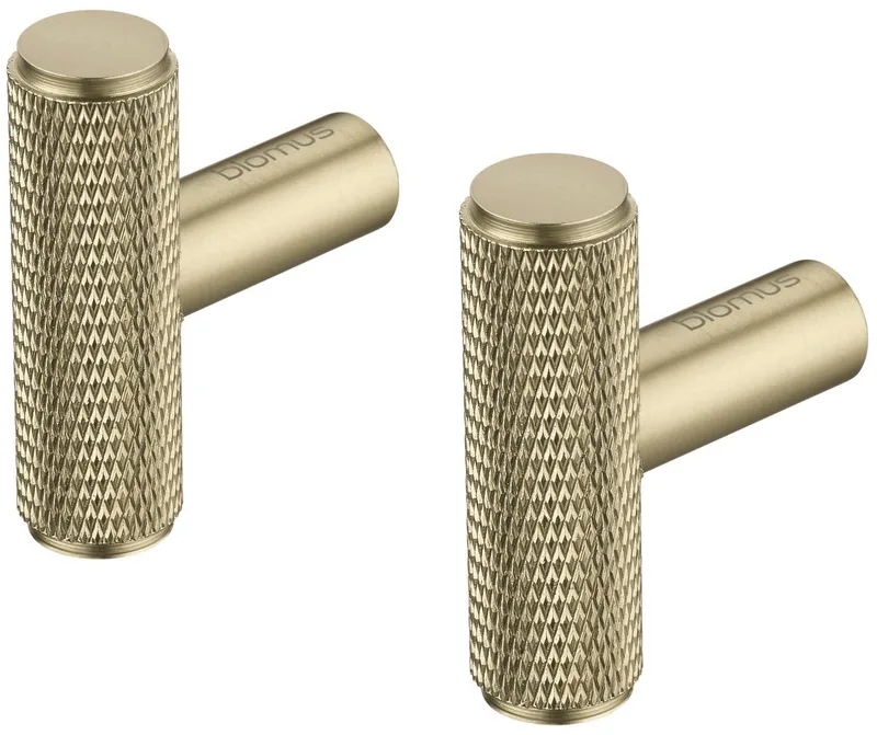 Rof Wandhaak Recht Brass by Blomus in Goud – product photo