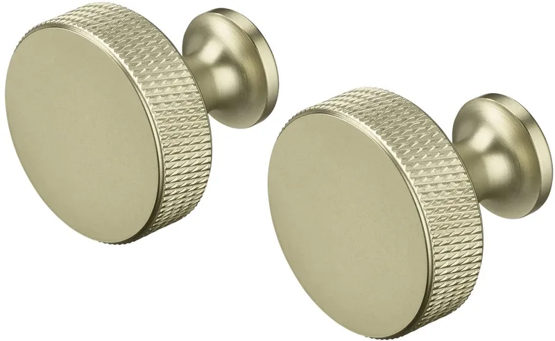 Rof Wandhaak Rond Brass von Blomus in Goud – Produktfoto