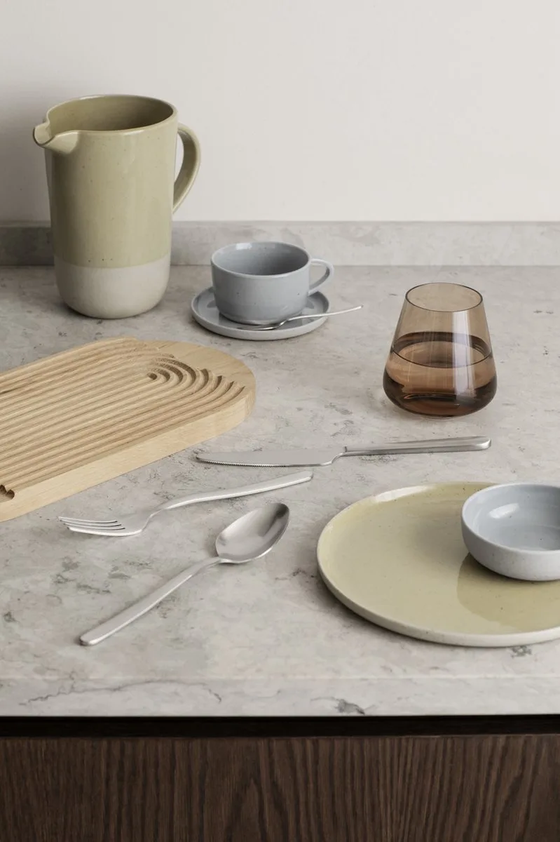Sablo Savannah Serveerbord | Beige / Geel | Stoneware by Blomus in Beige / Geel – product photo