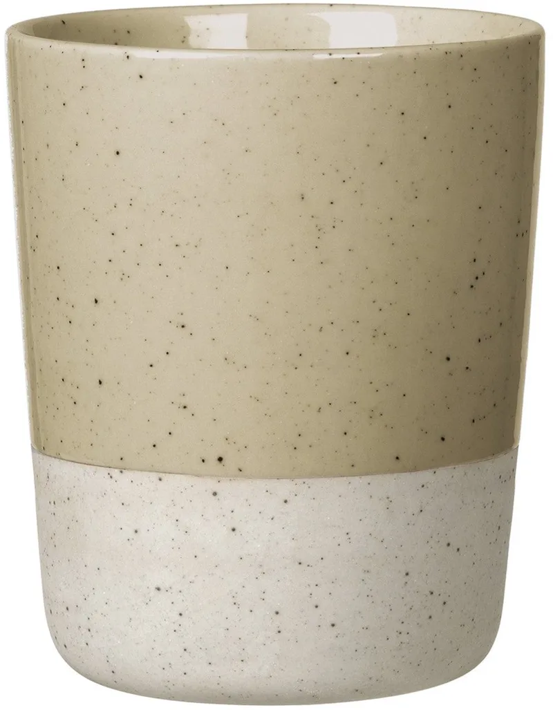 Sablo Savannah Thermo Mok | Beige / Geel | Stoneware de Blomus en Beige / Geel – photo du produit