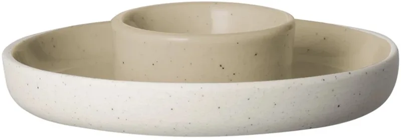 Sablo set van 2 eierdop D10cm savannah by Blomus in Beige – product photo
