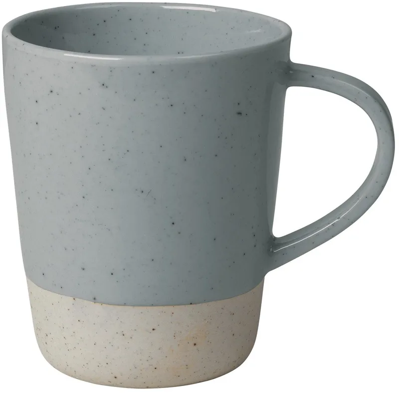 Sablo Stone Mok | Lichtgrijs / Blauw | Stoneware de Blomus en Lichtgrijs / Blauw – photo du produit