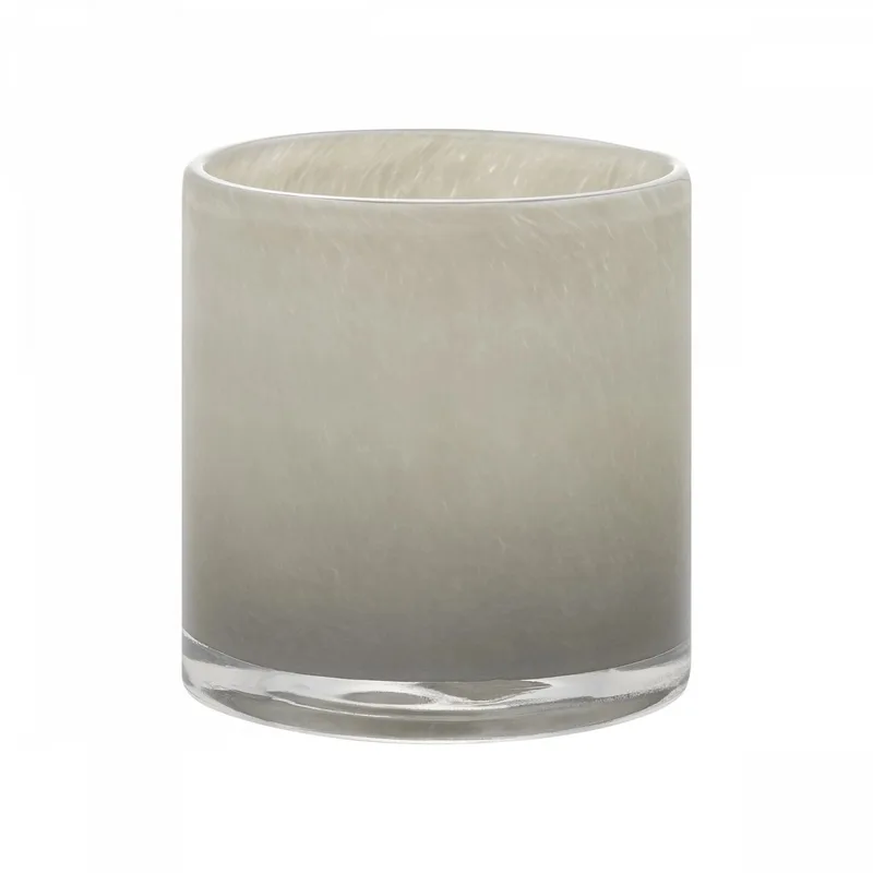 Saga Windlicht Mourning Dove Large | Lichtgrijs / Beige | Glas von Blomus in Lichtgrijs / Beige – Produktfoto