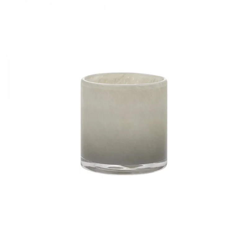 Saga Windlicht Mourning Dove Small | Lichtgrijs / Beige | Glas von Blomus in Lichtgrijs / Beige – Produktfoto