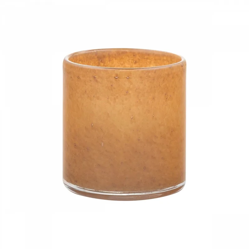 Saga Windlicht Tan Medium | Glas von Blomus in Bruin – Produktfoto