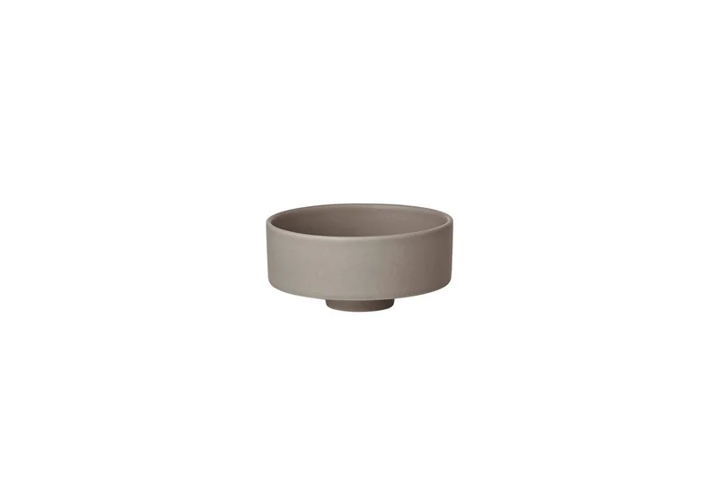 Schale -MAKOTO- Servierschale, Esschale, Bowl: Modernes Design, Steingut, (1-tlg), Zeitlose Schale, matte Glasur, schwebende Leichtigkeit by Blomus in Grau – product photo