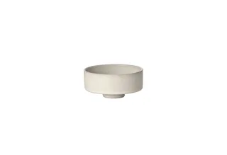 Schale -MAKOTO- Servierschale, Esschale, Bowl: Modernes Design, Steingut, (1-tlg), Zeitlose Schale, matte Glasur, schwebende Leichtigkeit van Blomus in Beige – productfoto 1 van 4