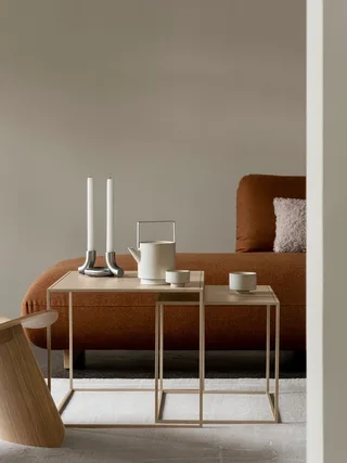Schale -MAKOTO- Servierschale, Esschale, Bowl: Modernes Design, Steingut, (1-tlg), Zeitlose Schale, matte Glasur, schwebende Leichtigkeit van Blomus in Beige – productfoto 3 van 4