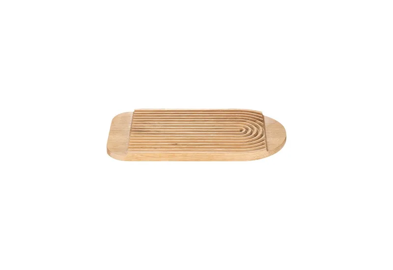Schneidebrett -ZEN- Servierbrett, Küchenbrett: Modernes Holzdesign, (1-St), Eichenholz, Geometrische Form, Beidseitige Verwendung by Blomus in Beige – product photo