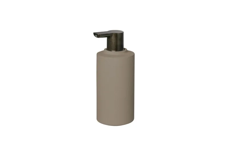 Seifenspender -CRETO- Beton Seifenspender: Stilvolles Design, praktisch & langlebig, Verschiedene Farben, 190ml, Filigran, Wasserabweisend, Sicherer Stand by Blomus in Grey – product photo