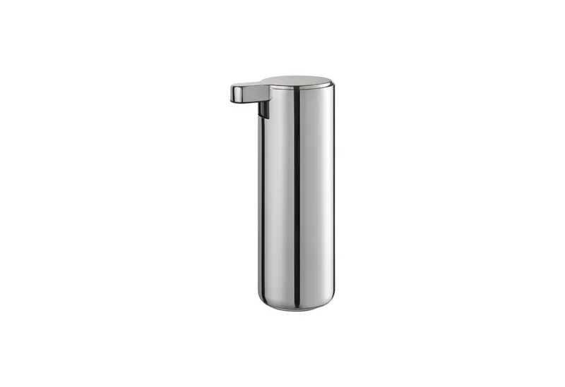 Seifenspender -MODO- Design Dosierspender: Funktionalität & Luxus für das Badezimmer, Korrosionsresistent, Kratzfest, Hochwertig, Designer, 165ml, Bad, WC van Blomus in Silberfarben – productfoto