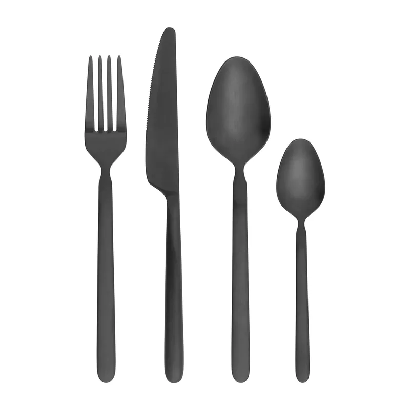 STELLA Besteck-Set Schwarz Schwarz by Blomus – product photo