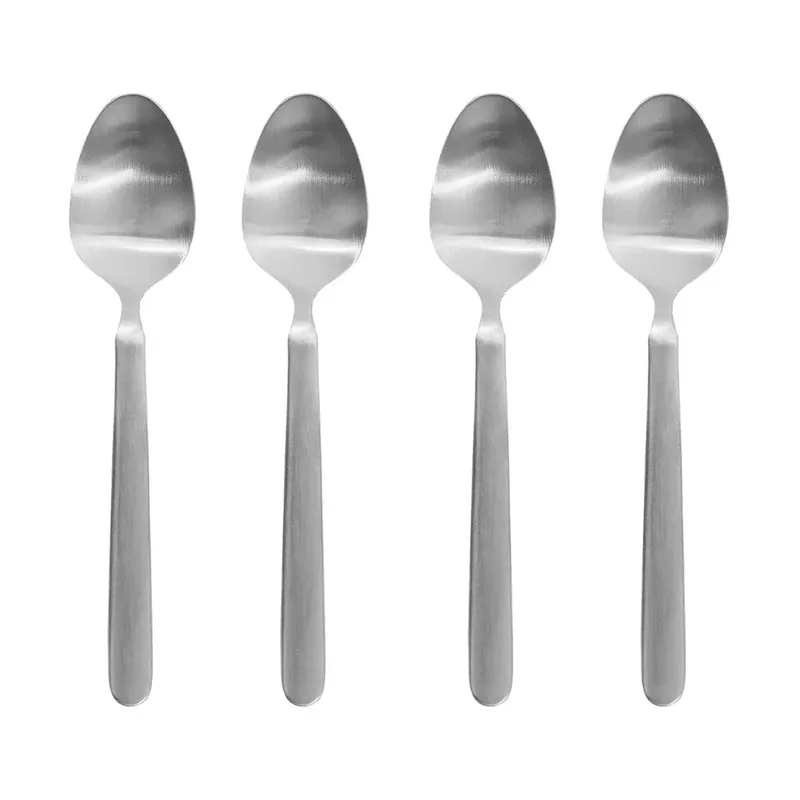 STELLA Espressolöffel Silver 4er Pack 11 cm by Blomus – product photo