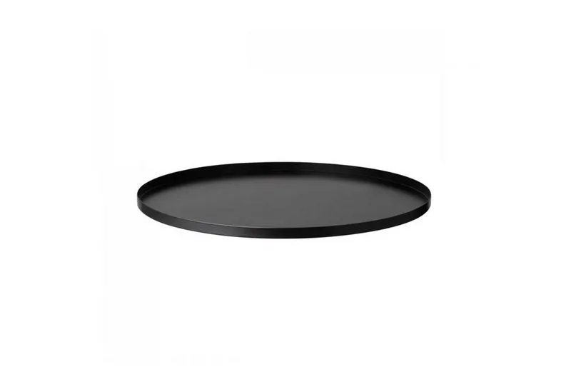 Tablett PEASY Tablett L black Edelstahl by Blomus in Schwarz – product photo