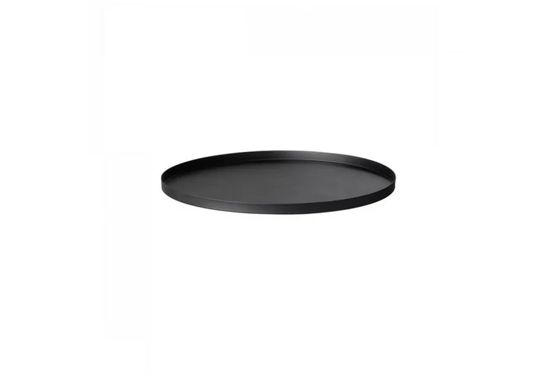 Tablett PEASY Tablett S black Edelstahl by Blomus in Schwarz – product photo