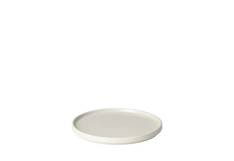 Teller -PILAR- aus Keramik, Dessertteller, 20 cm, Spülmaschinenfest, Mikrowellengeeignet van Blomus in Beige – productfoto
